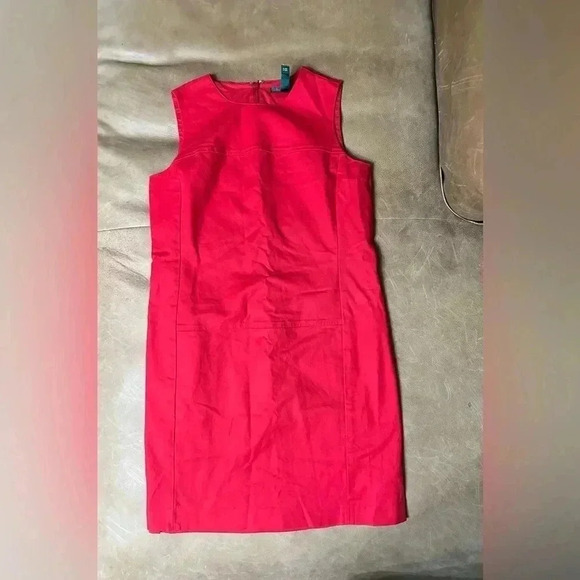 Lauren Ralph Lauren Dresses & Skirts - Lauren Ralph Lauren Women's Size 8 Red Sheath Stretch Dress